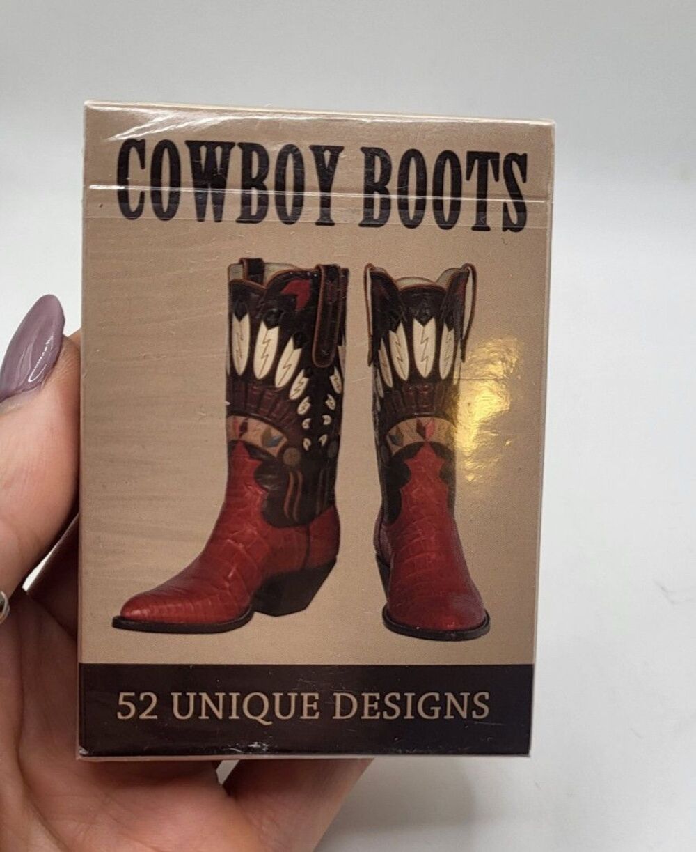 Lisa Sorrell Cowboy Boots Deck of Cards